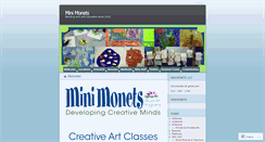 Desktop Screenshot of minimonetsart.com