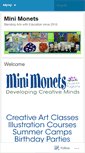 Mobile Screenshot of minimonetsart.com